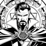 Challenging Doctor Strange Magical Symbols Coloring Pages 2