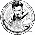 Challenging Doctor Strange Magical Symbols Coloring Pages 3