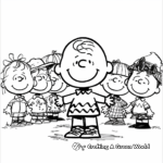 Charlie Brown Thanksgiving Parade Coloring Pages 1