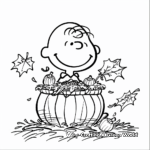 Charlie Brown Thanksgiving Parade Coloring Pages 2