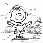 Charlie Brown Thanksgiving Parade Coloring Pages 4