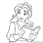 Charming Beauty and the Beast Coloring Pages 3