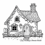 Charming Rustic Cottage Coloring Pages 2