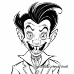 Charming Vampire Coloring Pages for Teenagers 2