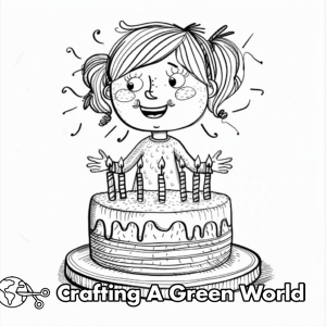 Happy Birthday Auntie Coloring Pages - Free &amp; Printable!