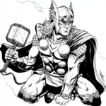 Children's Friendly Thor Coloring Pages 1