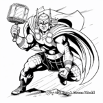 Children's Friendly Thor Coloring Pages 3