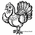 Christian Thanksgiving Turkey Coloring Pages 2