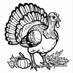Christian Thanksgiving Turkey Coloring Pages 3