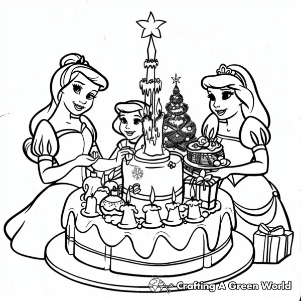 Disney Christmas Coloring Pages - Free &amp; Printable!