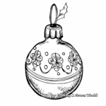 Classic Christmas Ornament Coloring Pages 2
