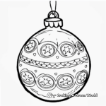 Classic Christmas Ornament Coloring Pages 3