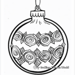 Classic Christmas Ornament Coloring Pages 4