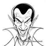 Classic Dracula Vampire Coloring Pages 3