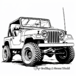 Classic Jeep Vehicle Coloring Pages 4