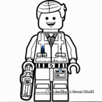 Classic Lego Man Coloring Pages 4