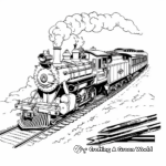 Classic Miniature Train Coloring Pages 3