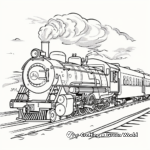 Classic Miniature Train Coloring Pages 4