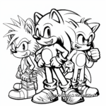 Classic Sonic the Hedgehog Coloring Pages 3