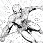 Classic Spiderman Coloring Pages 4
