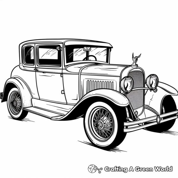 Vintage Coloring Pages - Free & Printable!