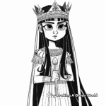 Cleopatra's Coronation Coloring Pages 4