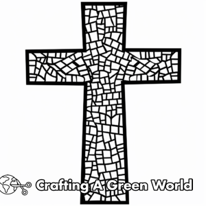 Easter Cross Coloring Pages - Free & Printable!