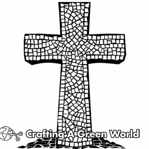 Easter Cross Coloring Pages - Free & Printable!