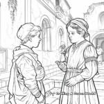 Coloring Pages of Renaissance Everyday Life 3