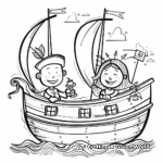 Columbus Day Celebration Coloring Pages 2