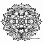 Complex Detailed Mandala Coloring Pages 1
