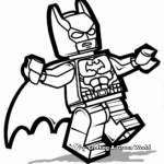 Creative Lego Superhero Coloring Pages 4