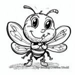 Creative Valentine's Day Bee Mine Coloring Pages 2