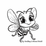 Creative Valentine's Day Bee Mine Coloring Pages 4