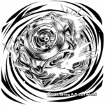 Creatively Twisted Turbo Spryzen S4 Beyblade Coloring Pages 3