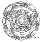 Creatively Twisted Turbo Spryzen S4 Beyblade Coloring Pages 4