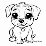 Cute and Friendly Pre-K Pet Coloring Pages 2