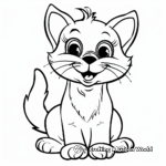 Cute and Friendly Pre-K Pet Coloring Pages 3
