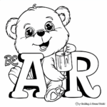 Cute Animal Alphabet Coloring Pages for Pre-K 4