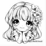 Cute Anime Chibi Coloring Pages 1
