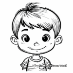 Cute Character Sticker Coloring Pages for Preschoolers 2