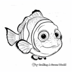 Cute Finding Nemo Dory Coloring Pages 1