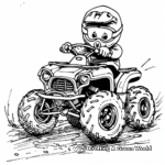 Cute Mini Four Wheeler Coloring Pages for Toddlers 2