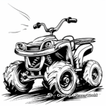 Cute Mini Four Wheeler Coloring Pages for Toddlers 3