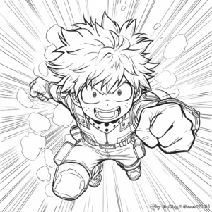 Deku Coloring Pages - Free & Printable!