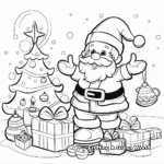 Delightful Christmas Cartoons Coloring Pages 2