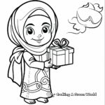 Delightful Eid Gifts Coloring pages 4