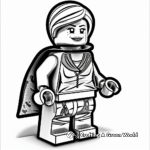 Delightful Lego Fairytale Princess Coloring Pages 1