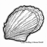 Detailed Abalone Seashell Coloring Pages for Artists 1