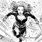 Detailed Black Widow Combat Scenes for Adults 1